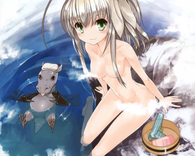 Konachan.com - 132910 haiyore!_nyaruko-san koin long_hair nyaruko shantak-kun