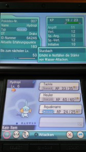 Nachdem wir das nun geschafft hatten und entlassen werden...Zeit für Mission 01: Trainiere den Starter vor dem Kampf gegen Brix bis zur Entwicklung!